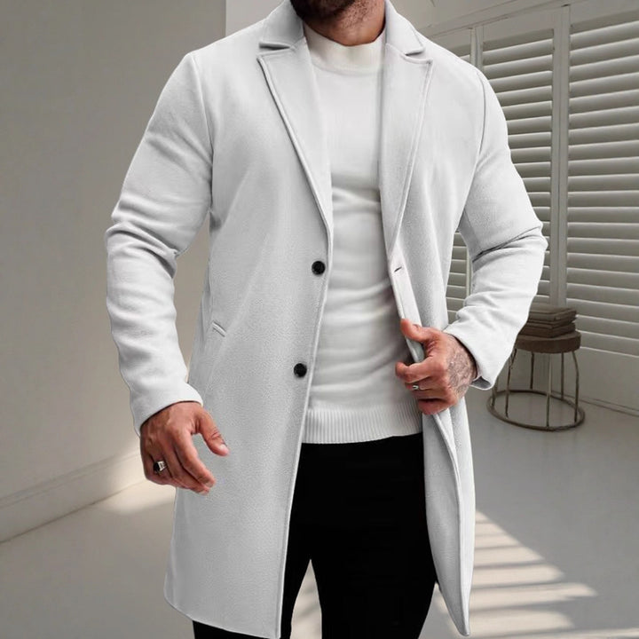 Herren eleganter Wollmantel Echoarchiv