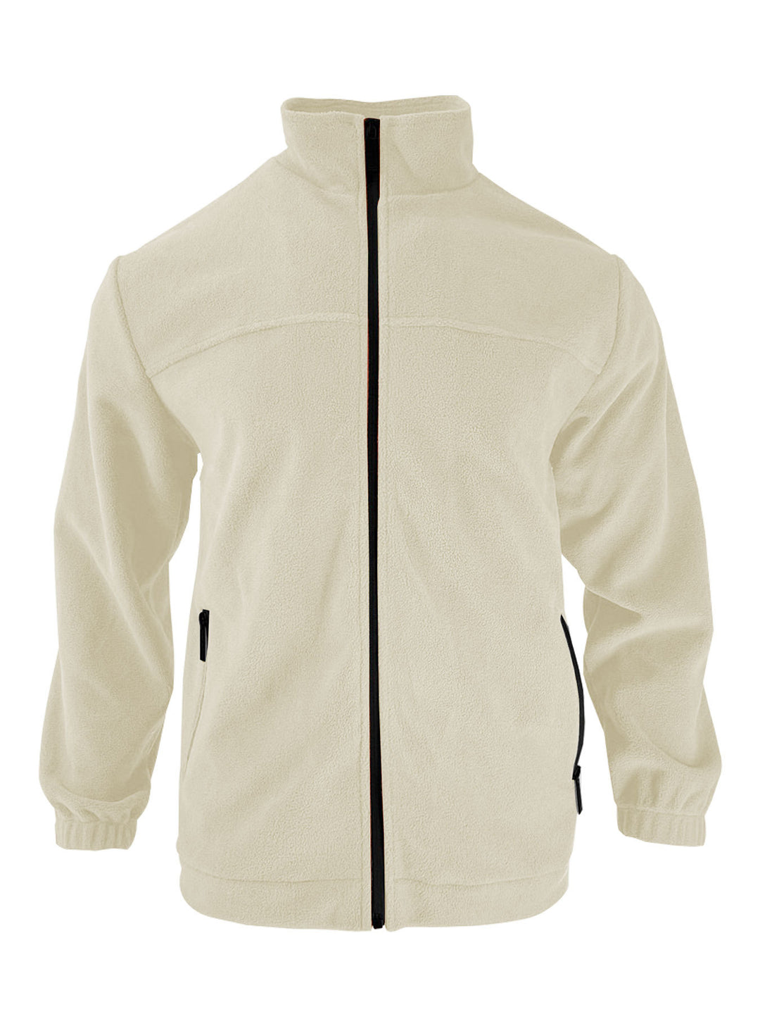 Herren Fleecejacke mit hochschließendem Kragen und praktischen Seitentaschen Echoarchiv