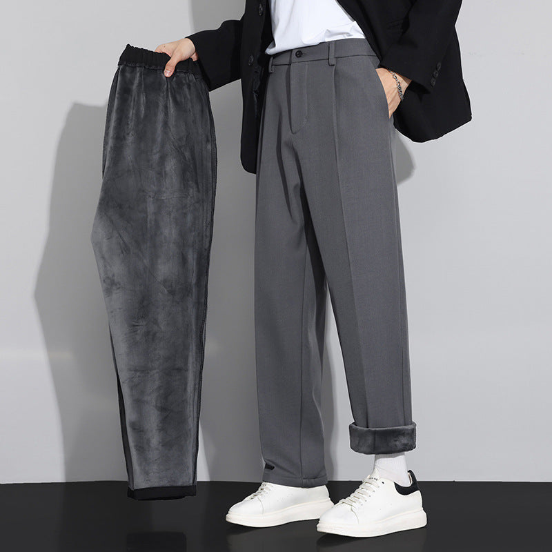Herren Bequeme Chino-Hose mit weitem Schnitt