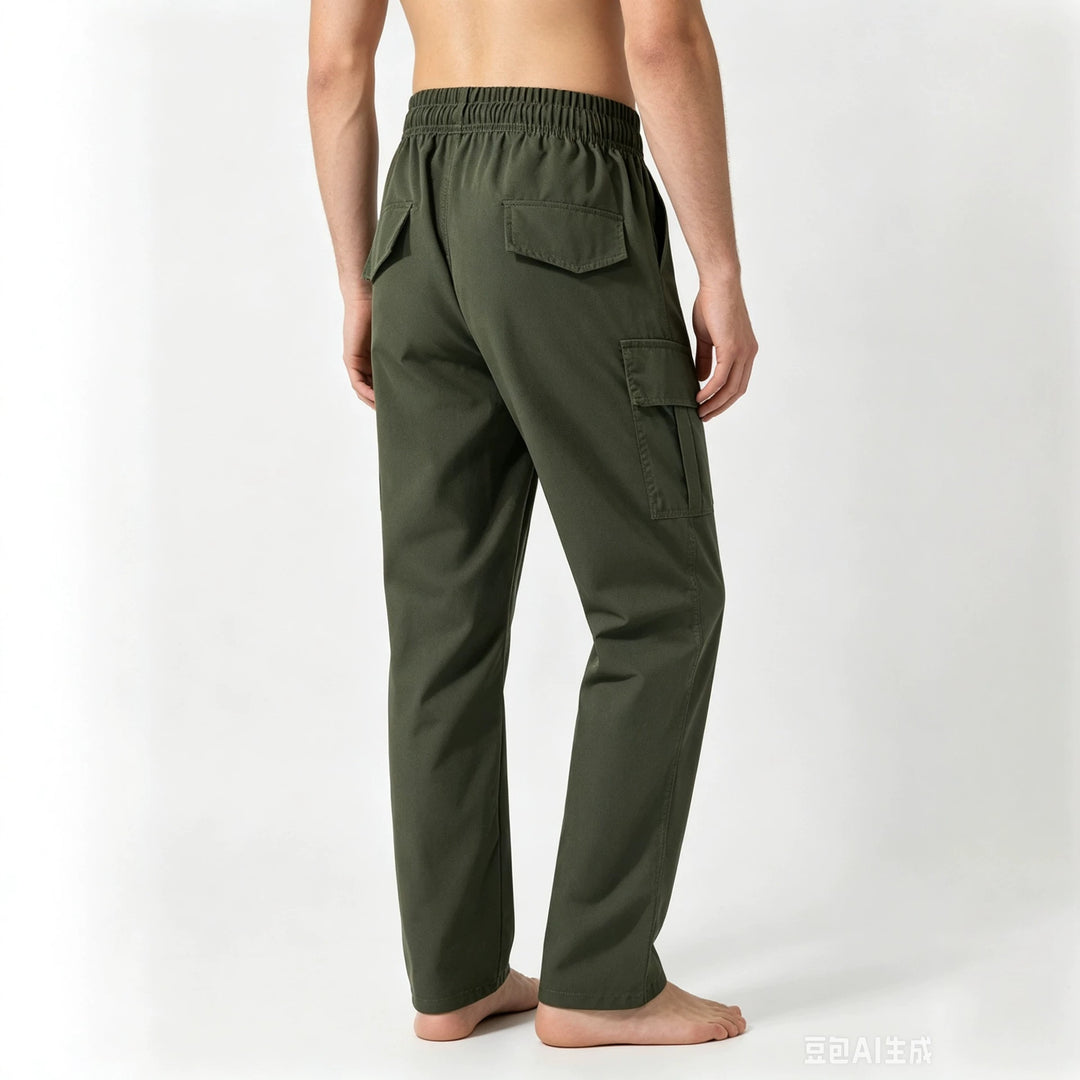 Herren Cargo-Hose mit elastischem Bund und praktischen Taschen Echo Archiv