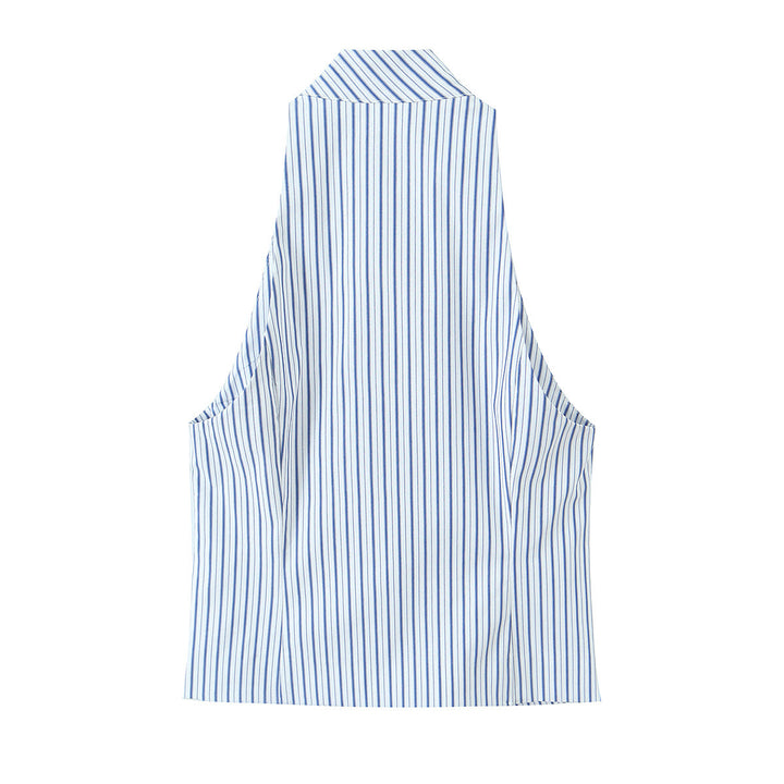 Damen elegante gestreifte Shorts im klassischen Schnitt Echo Archiv