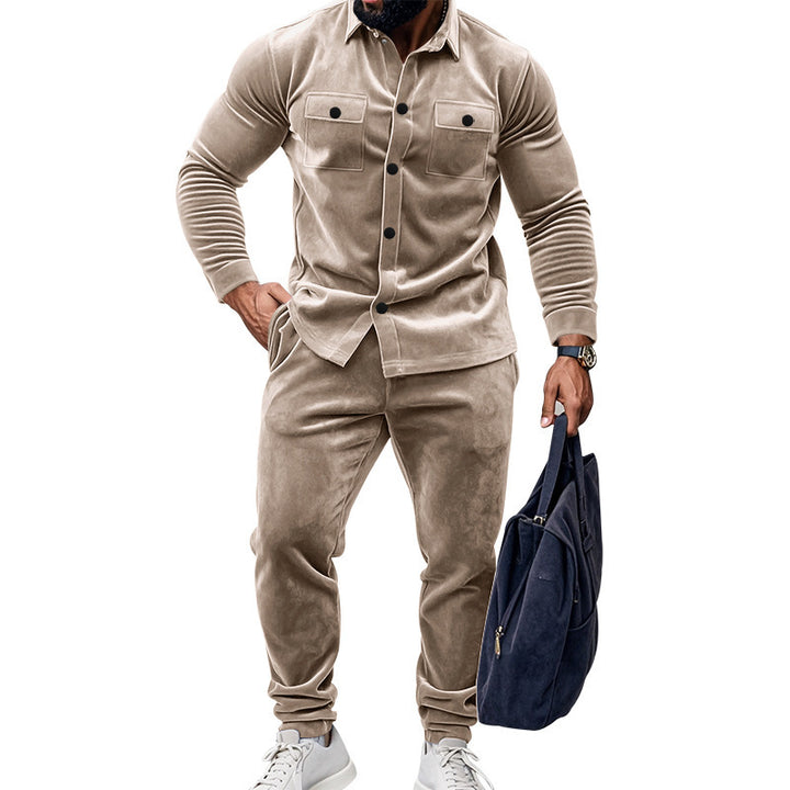 Herren sportliches Premium-Jogginganzug mit praktischen Taschen und lässiger Passform Echoarchiv