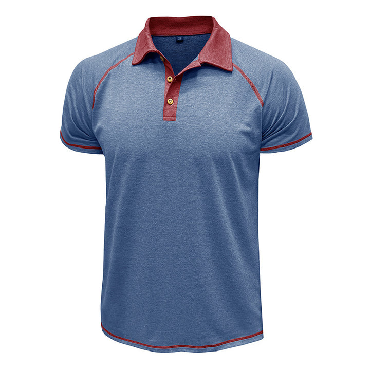 Herren Poloshirt mit kontrastierendem Kragen und hochwertiger Verarbeitung Echoarchiv