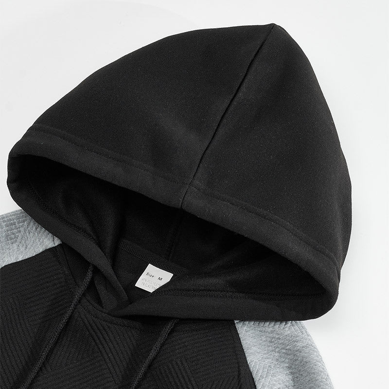 Herren sportlicher Kapuzenpullover mit strukturiertem Design und praktischen Taschen Echoarchiv