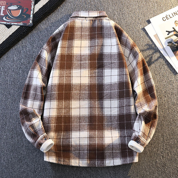 Herren Flanell Hemdjacke im zeitlosen Karomuster Echoarchiv