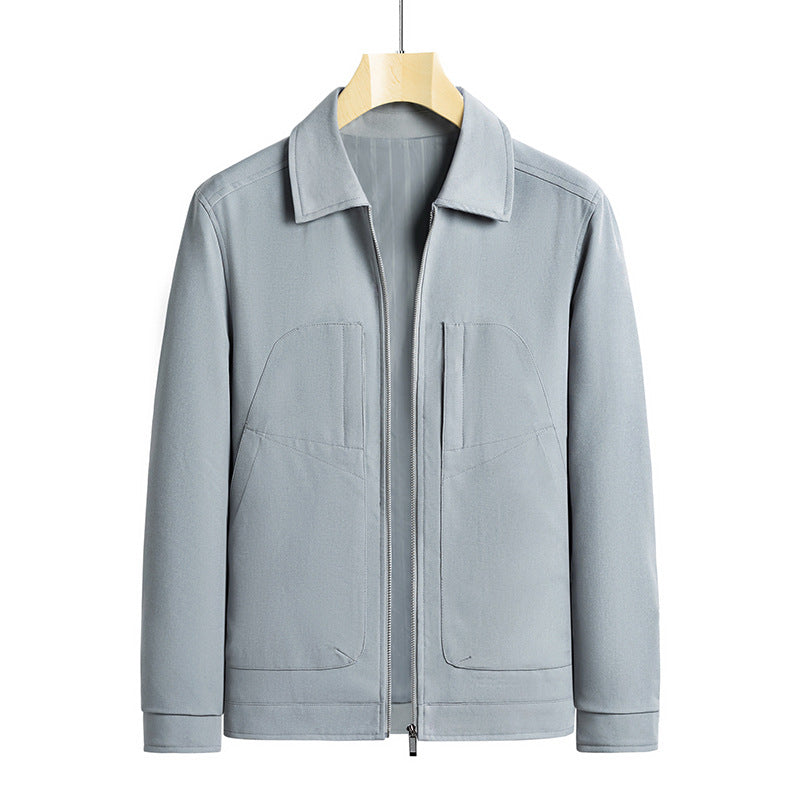 Herren lässige Freizeitjacke mit praktischen Taschen Echoarchiv
