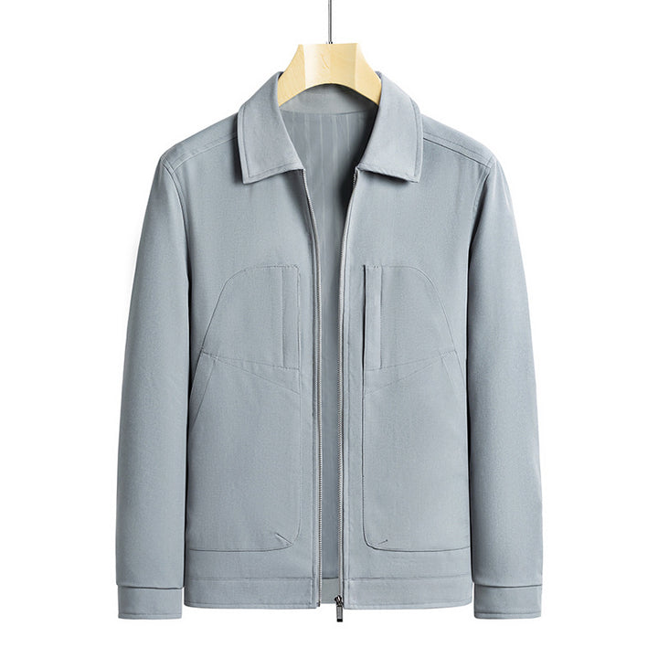 Herren lässige Freizeitjacke mit praktischen Taschen Echoarchiv
