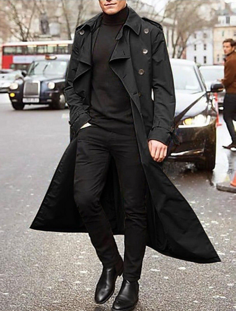 Herren klassischer Trenchcoat – Marzano