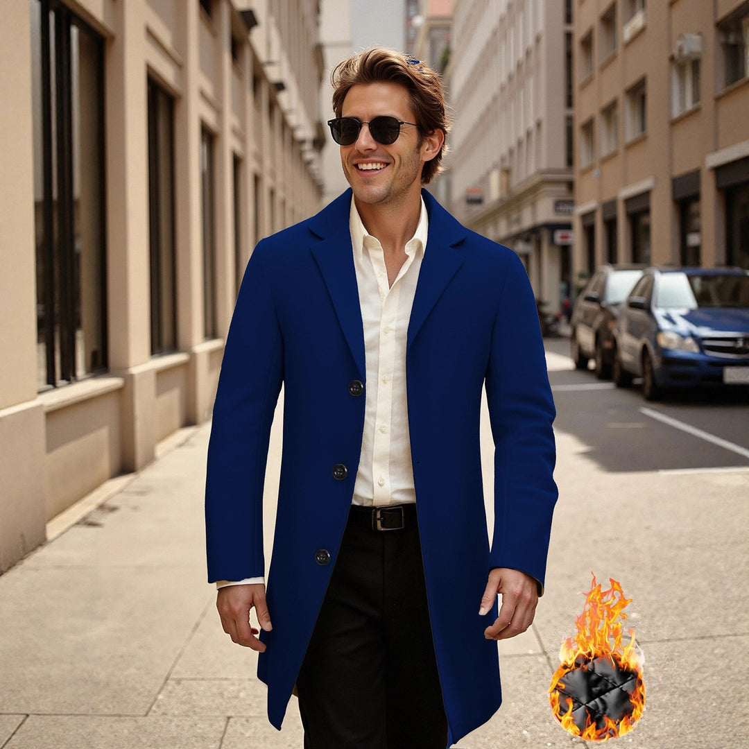 Herren eleganter und stilvoller Übercoat Echoarchiv