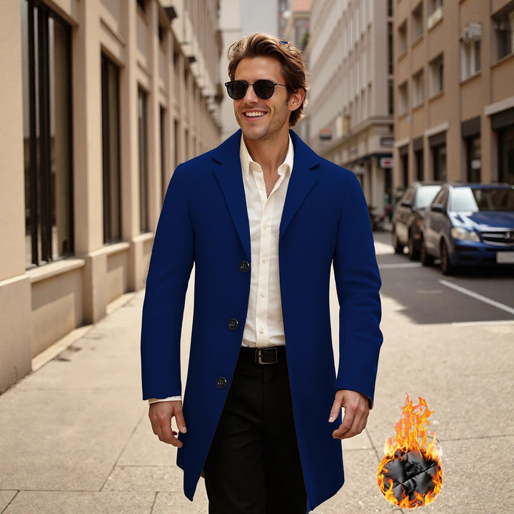 Herren eleganter und stilvoller Übercoat Echoarchiv