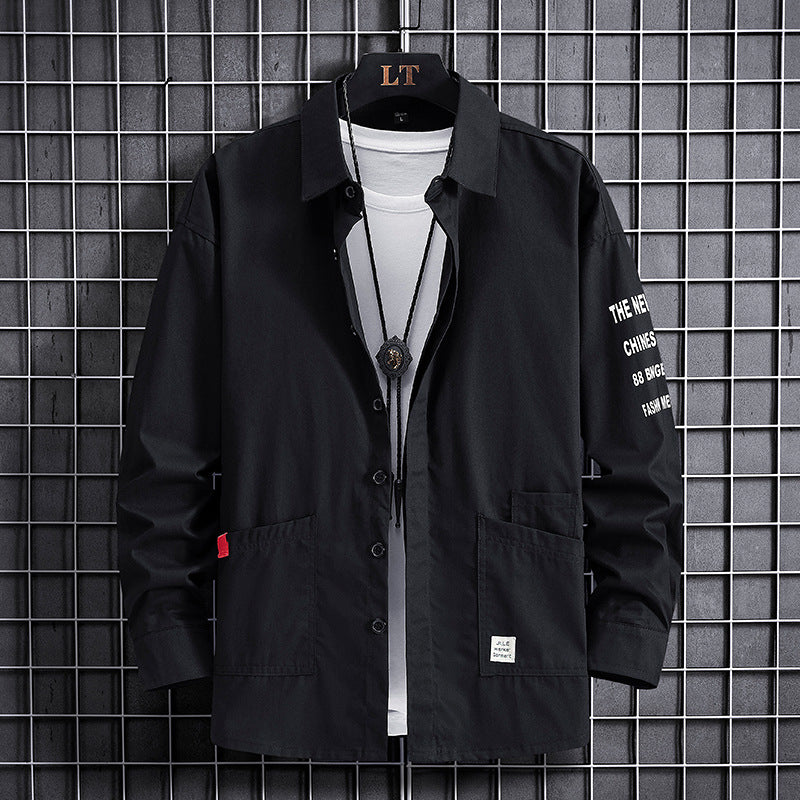Herren lässige Overshirtjacke mit praktischen Taschen und modischem Design Echoarchiv