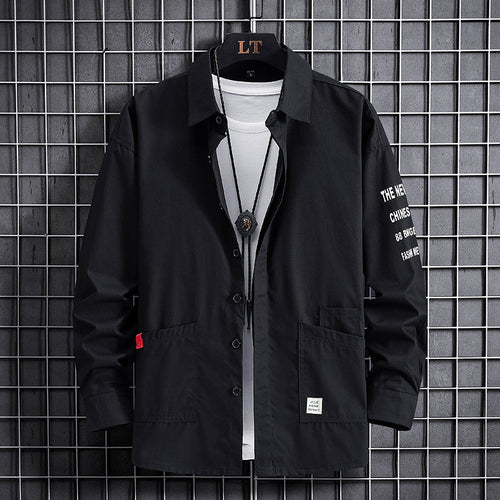 Herren lässige Overshirtjacke mit praktischen Taschen und modischem Design Echoarchiv