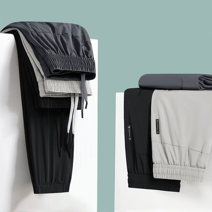 Herren Modische Cargo-Hose mit elastischem Bund und seitlichen Taschen Echo Archiv
