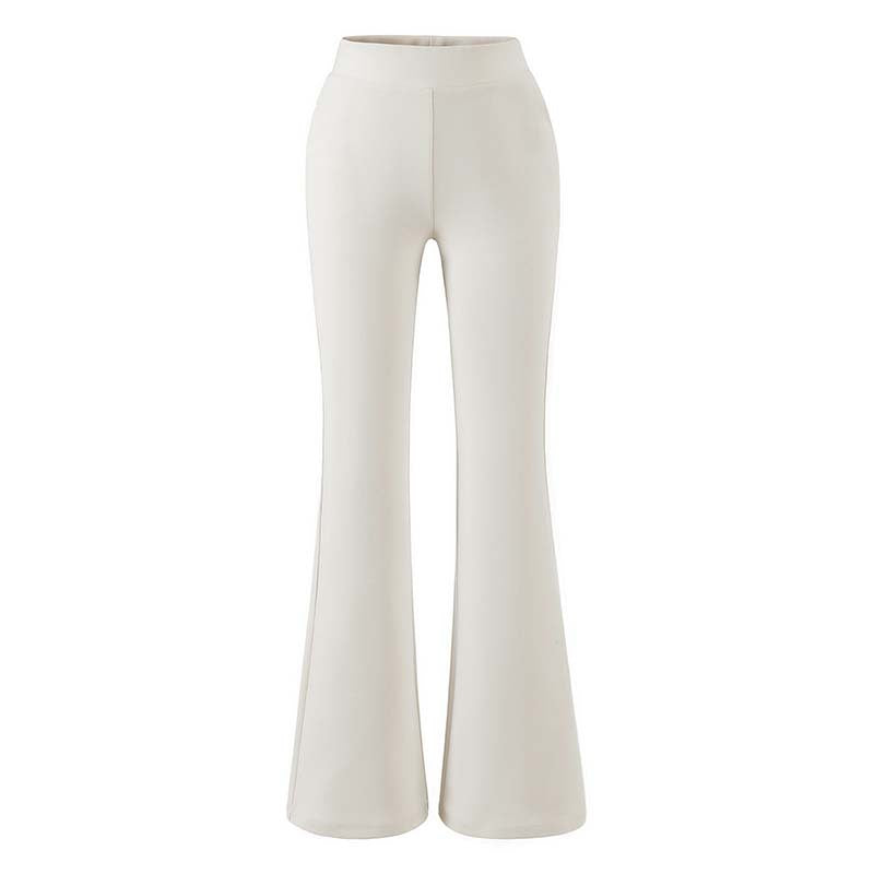 Damen hochtaillierte Stretch‑Schlaghose mit weitem Bootcut‑Schnitt Echoarchiv