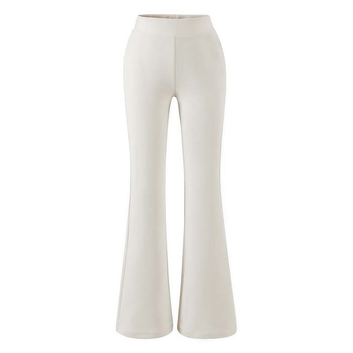 Damen hochtaillierte Stretch‑Schlaghose mit weitem Bootcut‑Schnitt Echoarchiv