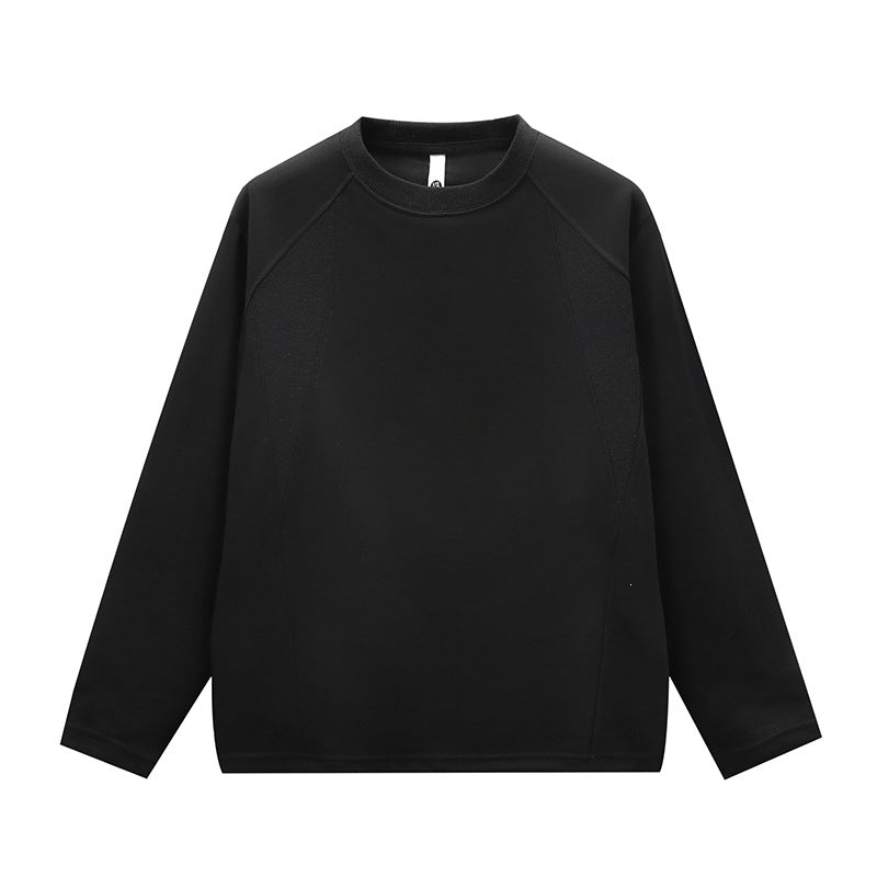 Unisex Minimalistisches Rundhals-Sweatshirt mit Raglanärmeln Echoarchiv