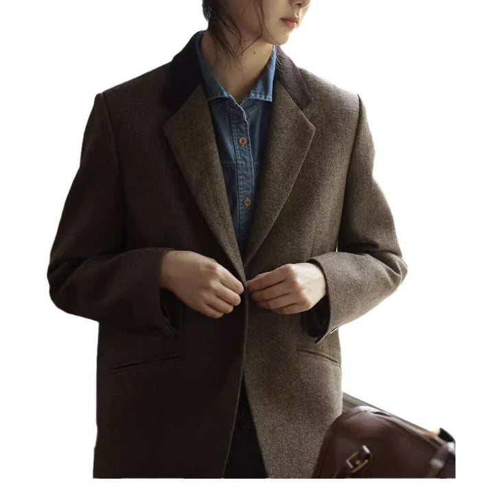 Damen Elegante und lässige Blazerjacke Echoarchiv