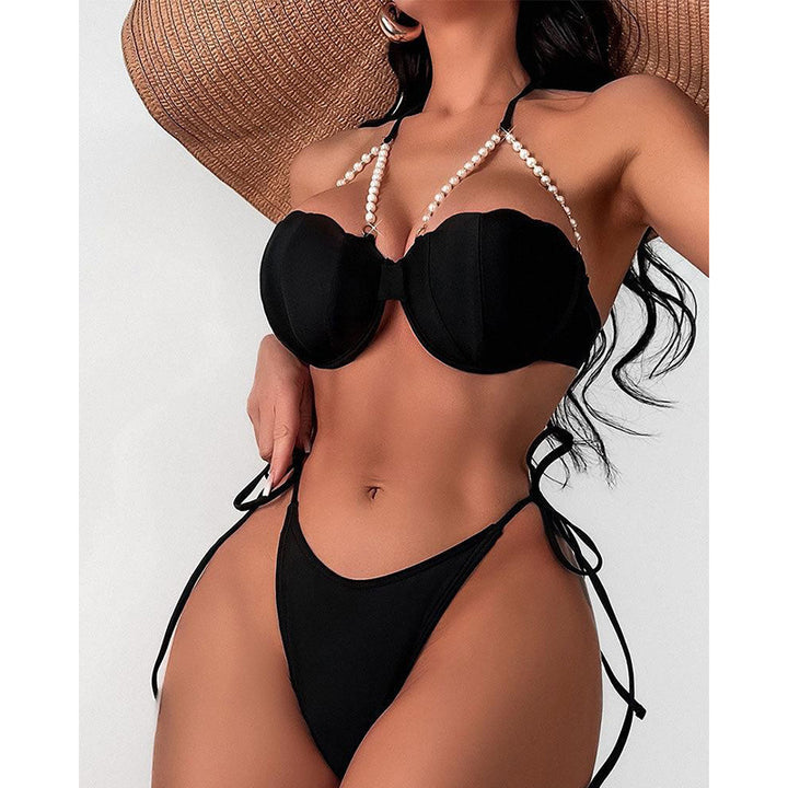 Damen Bikini mit elegantem Perlenakzent und stilvollem Muschel-Design Echo Archiv