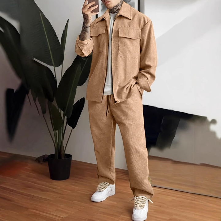 Herren Flanelljacke mit praktischen Taschen Echoarchiv
