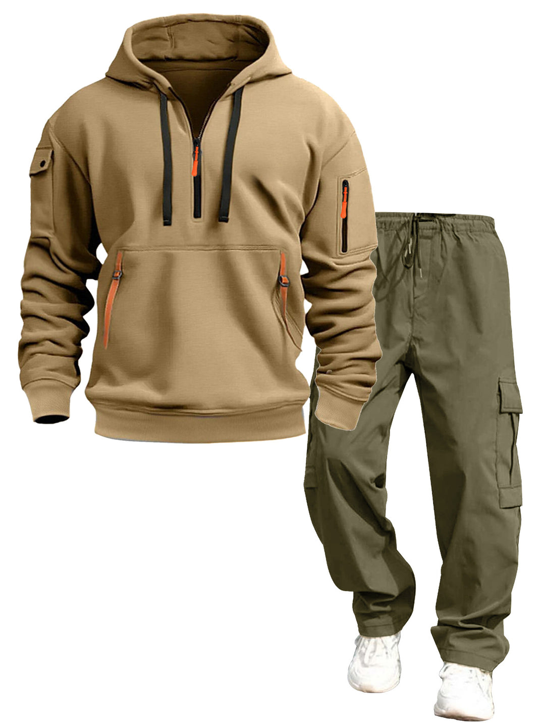 Herren lässiger Kapuzenpullover und Jogginghose Echo Archiv