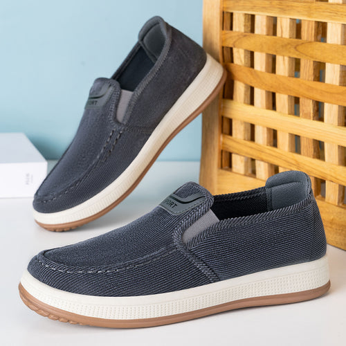 Herren nan Cord-Slipper-Sneaker mit elastischem Einstieg, gepolsterter Innensohle und griffiger Gummilaufsohle Echo Archiv