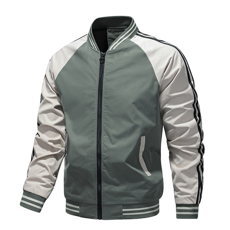 Herren Sportliche Retro-Bomberjacke Echo Archiv