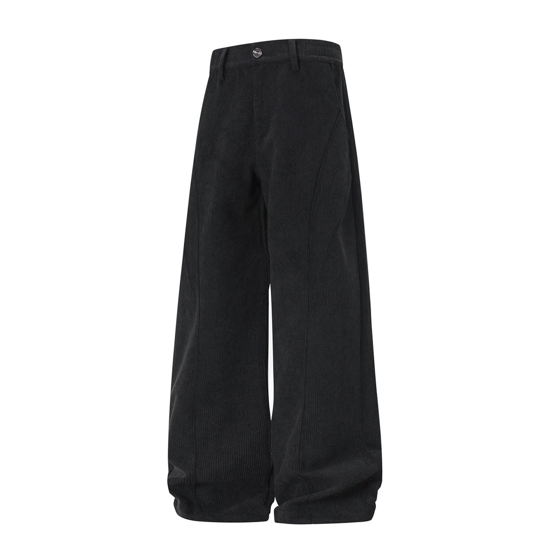 Damen Weite High-Waist Cordhose mit weitem Bein und dekorativer Teilungsnaht Echo Archiv