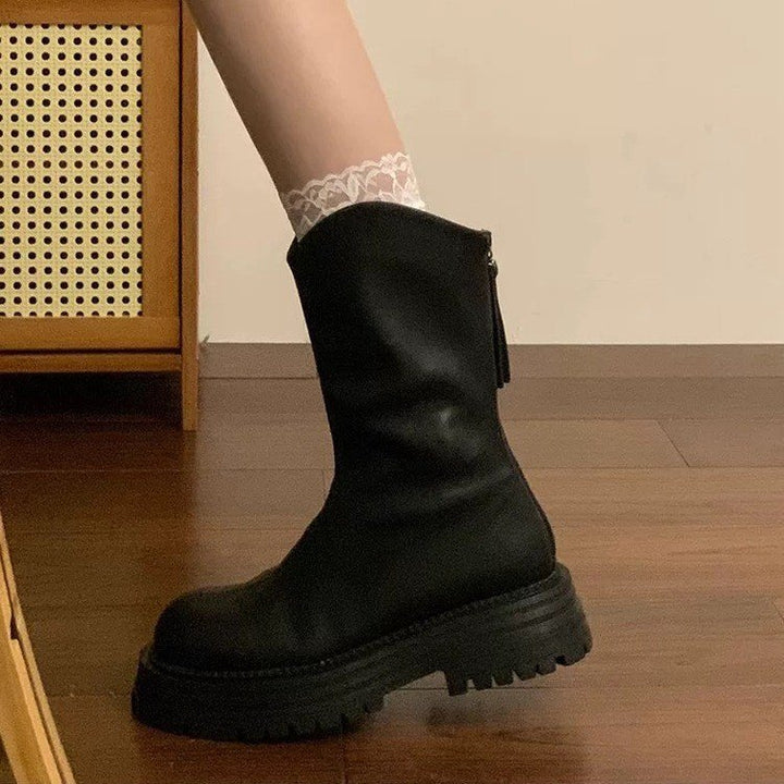 Damen Modische Chelsea-Stiefel mit robustem Profil Echo Archiv