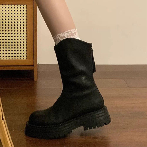 Damen Modische Chelsea-Stiefel mit robustem Profil Echo Archiv