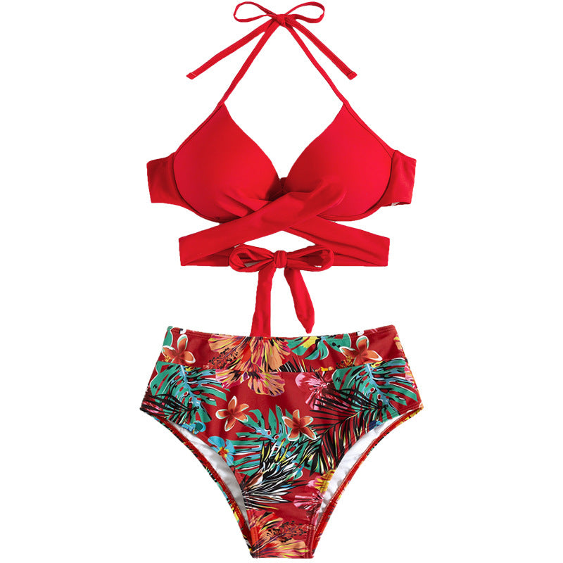 Damen Triangel-Bikini mit elegantem Wickeldesign Echo Archiv