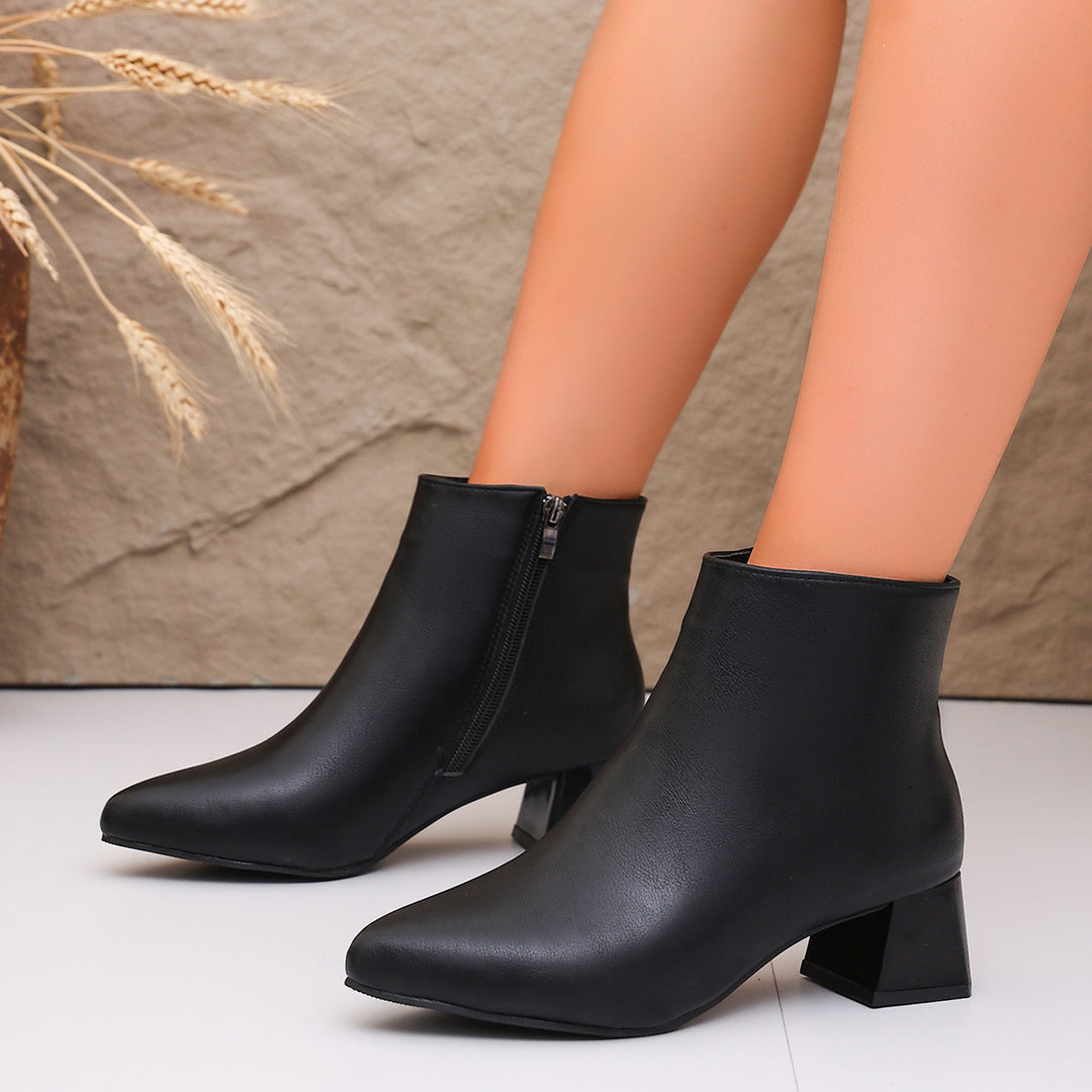 Damen Elegante Stiefeletten mit Blockabsatz Echo Archiv 1787605982