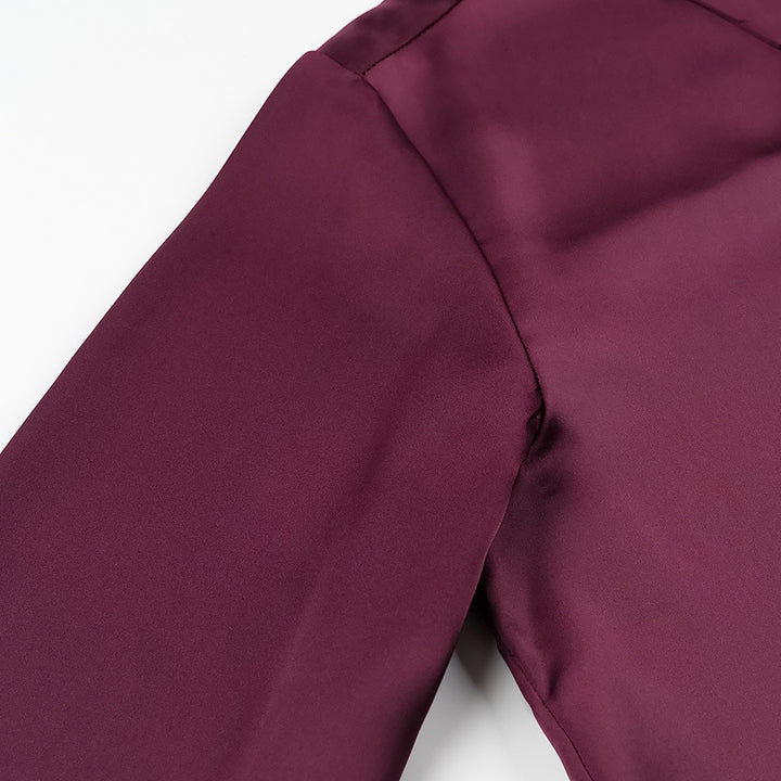 Damen Seidenoptik-Bluse mit Schmuckknöpfen und Hemdkragen Echo Archiv