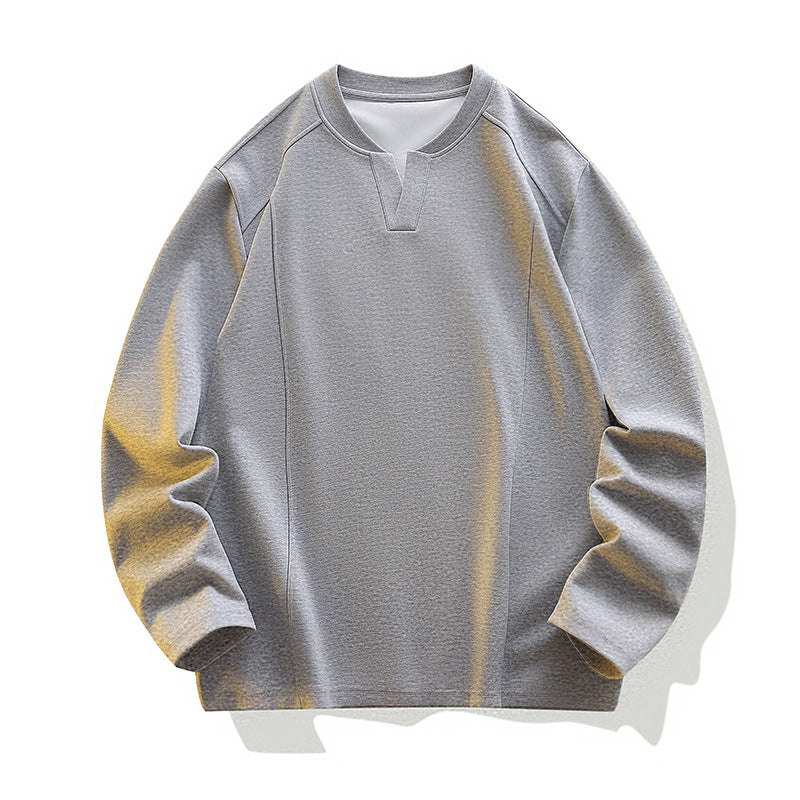Herren Locker geschnittenes Langarm‑Sweatshirt mit V‑Einsatz und Raglanärmeln Echo Archiv