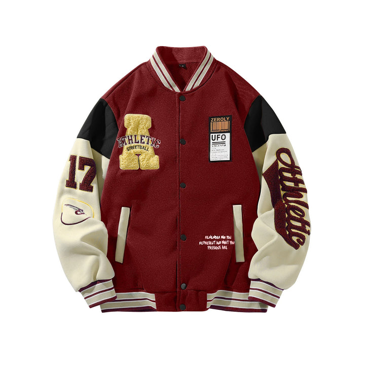 Herren Elegante College-Jacke Echo Archiv