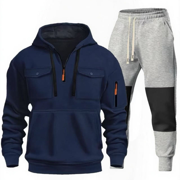 Herren funktionaler Sweatshirt- und Jogginghosen-Set Echoarchiv