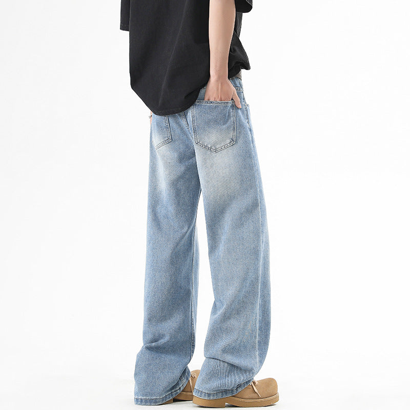 Herren Baggy-Jeans im ultralangen Palazzoschnitt mit dezenter Faltenoptik Echo Archiv