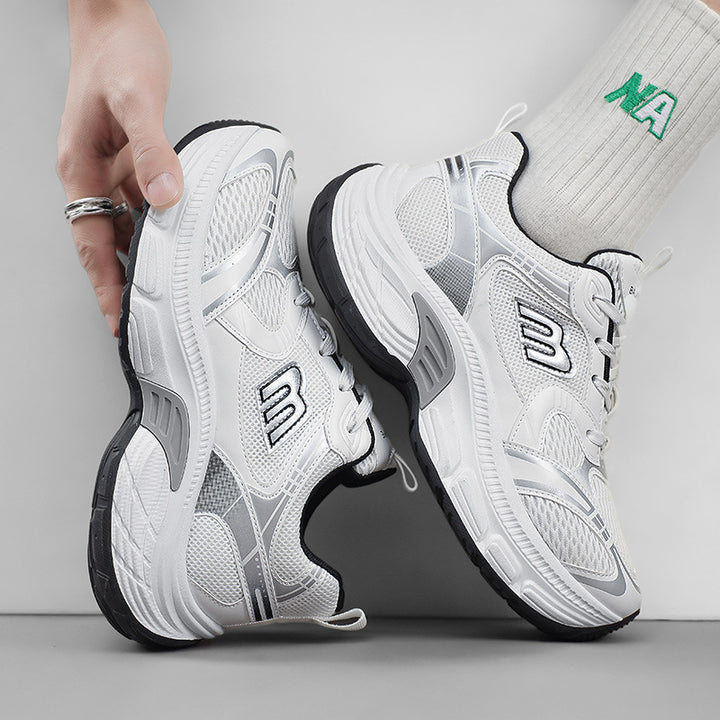 Unisex Voluminöse Mesh-Runner mit atmungsaktivem Obermaterial und stoßdämpfender Plateausohle Echoarchiv