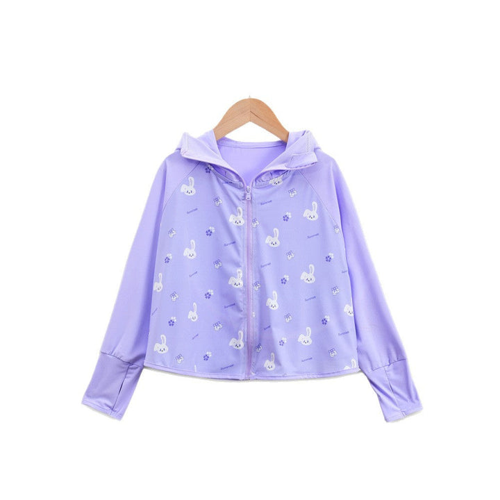 Mädchen Übergangsjacke mit Kapuze und niedlichem Tiermotiv Echo Archiv