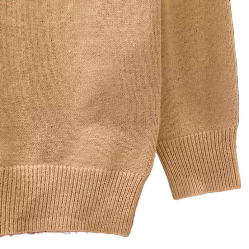 Herren Polokragen-Feinstrickpullover mit Emblem und gerippten Bündchen Echoarchiv