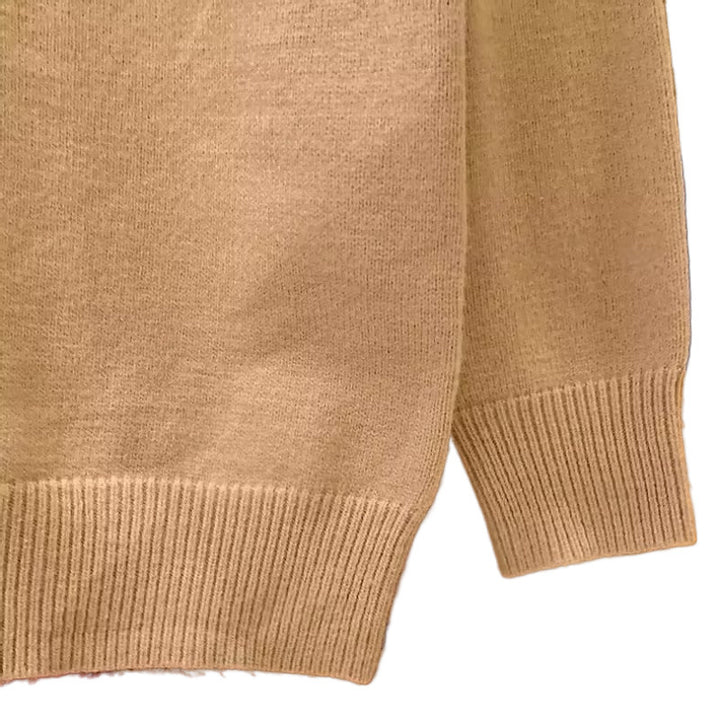 Herren Polokragen-Feinstrickpullover mit Emblem und gerippten Bündchen Echoarchiv