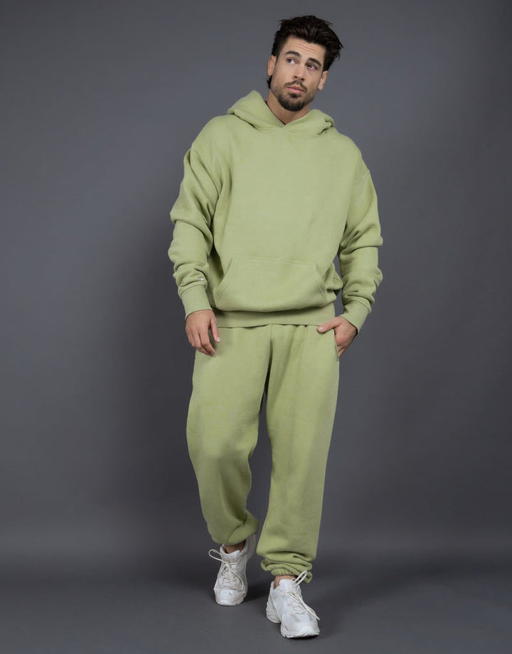 Herren Bequemer Kapuzenpullover und Jogginghose Set Echoarchiv