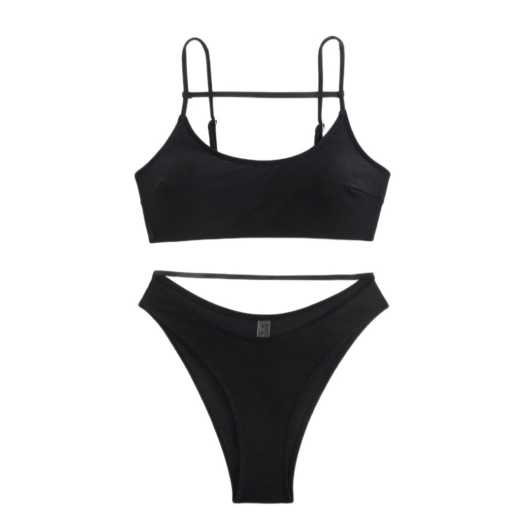 Damen Triangel-Bikini-Set mit innovativem Schnitt und verstellbaren Trägern Echo Archiv