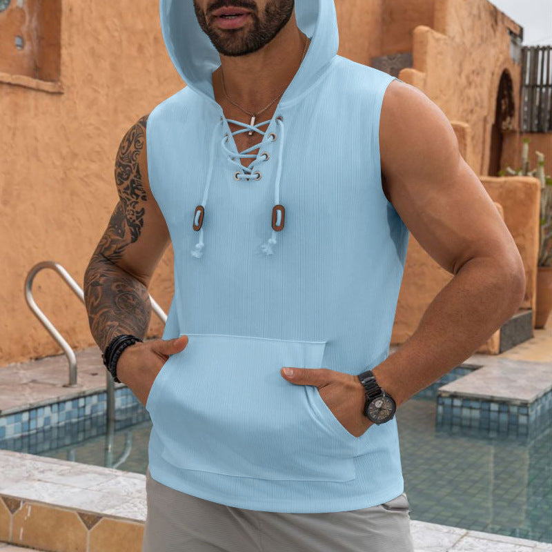 Herren Kapuzen-Workout-Shirt Echoarchiv