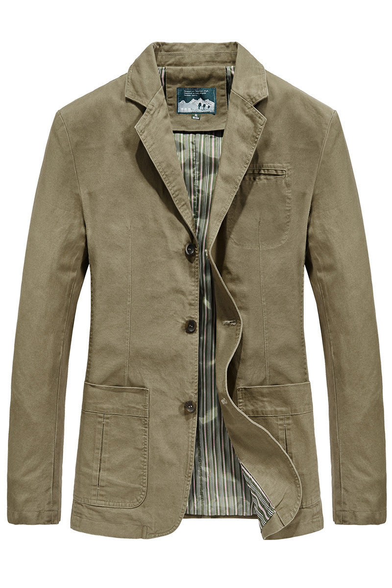 Herren Eleganter Baumwollblazer Echo Archiv