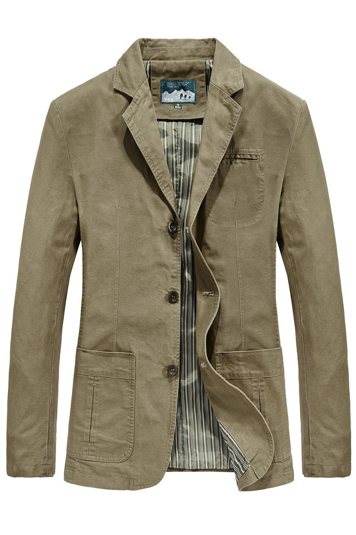 Herren Eleganter Baumwollblazer Echo Archiv