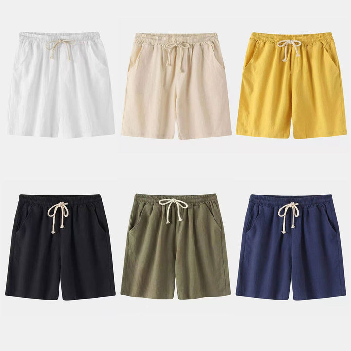 Herren Bermuda-Shorts mit elastischem Bund und seitlichen Taschen Echoarchiv