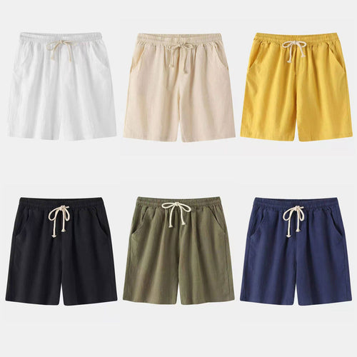 Herren Bermuda-Shorts mit elastischem Bund und seitlichen Taschen Echoarchiv