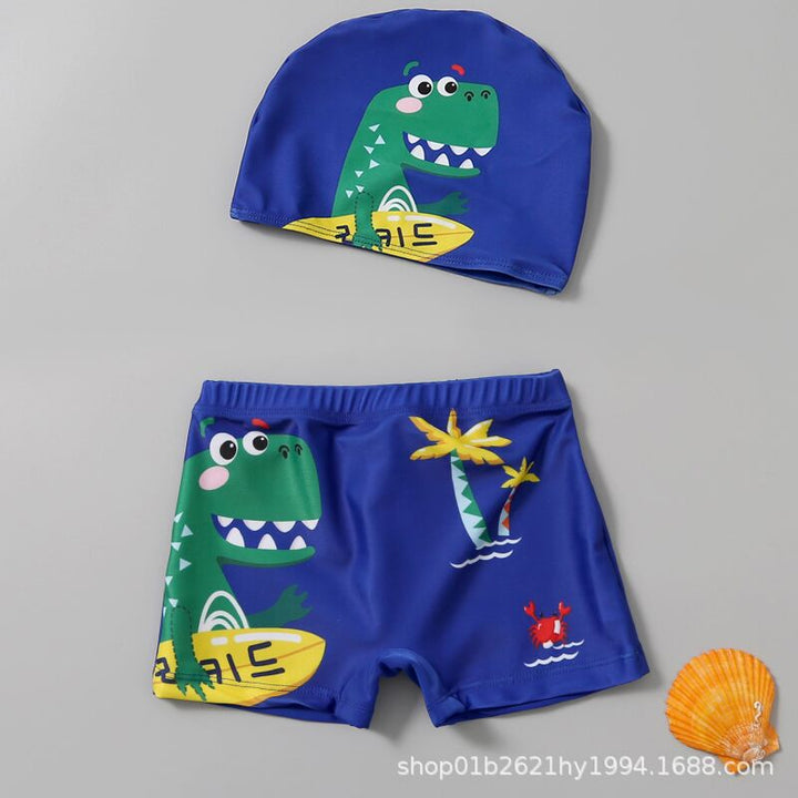Jungen Schwimmset mit fröhlichem Dinosaurier-Motiv Echo Archiv
