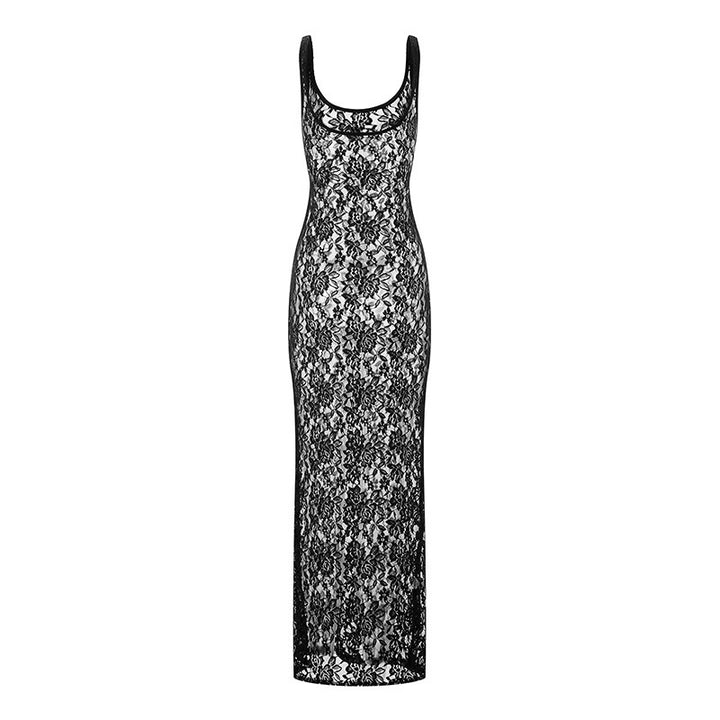 Damen Spitzenkleid im attraktiven Schnitt Echo Archiv