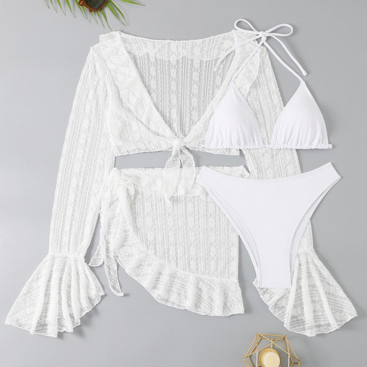 Damen Bikiniset mit länglichem Cardigan Echo Archiv